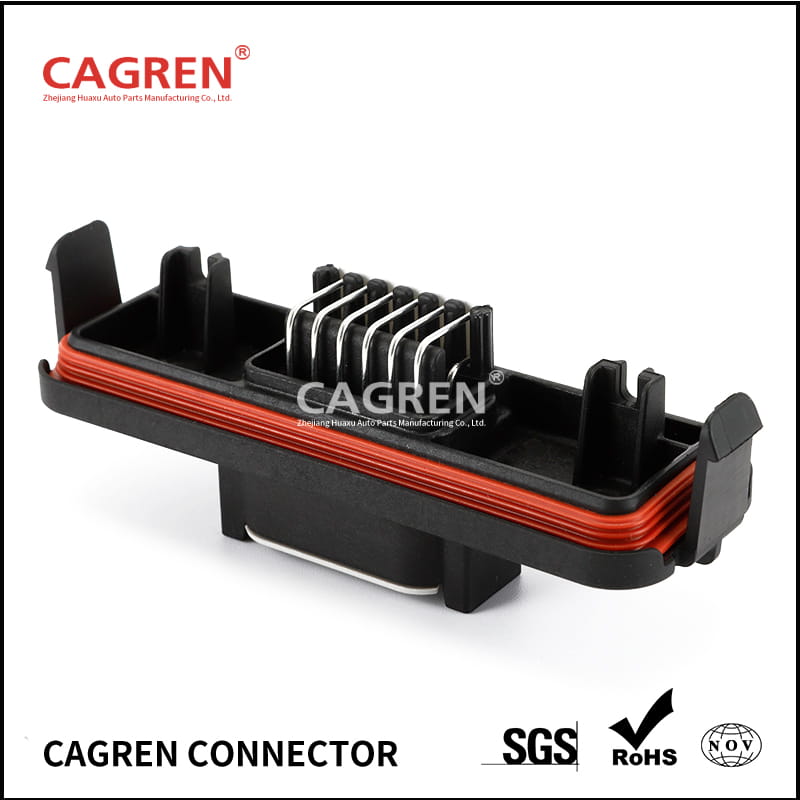 DTM13-12PA automobile connector welding board waterproof connector wire harness connector 12-core bending needle base