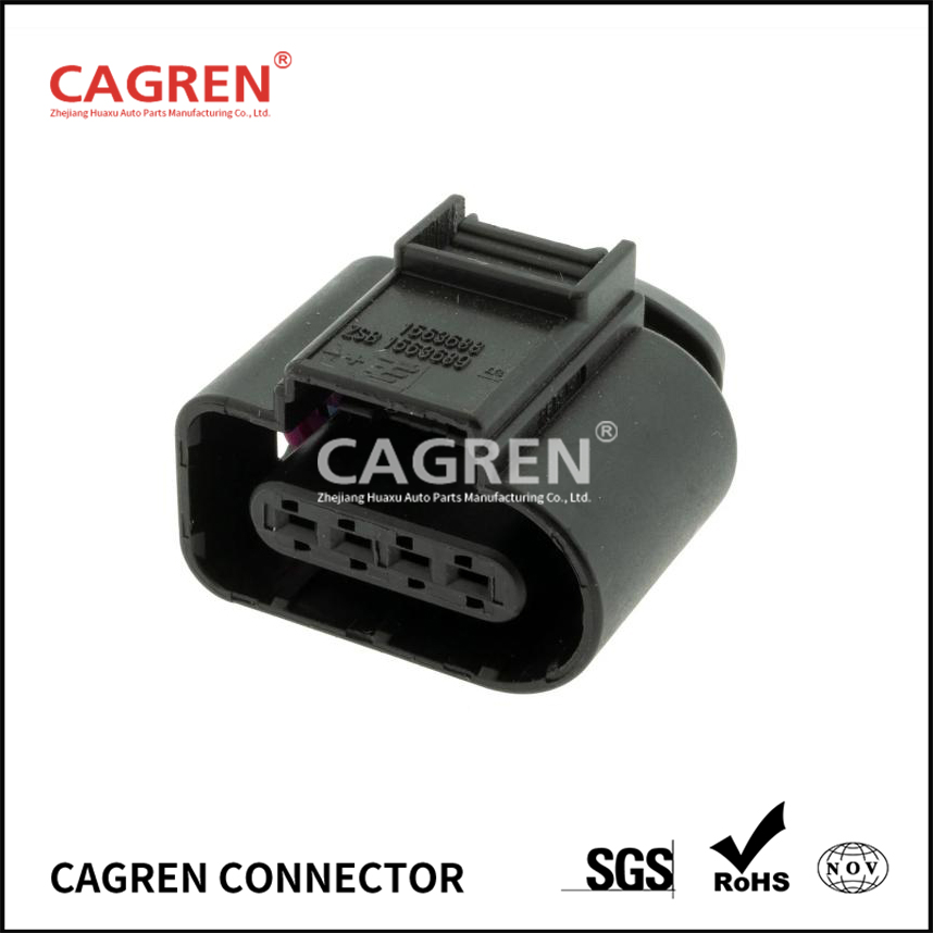 4 Pin 1J0973724 1J0973824 3.5mm Ignition Coil Plug Oxygen Sensor Socket Universal Connector For VW Audi